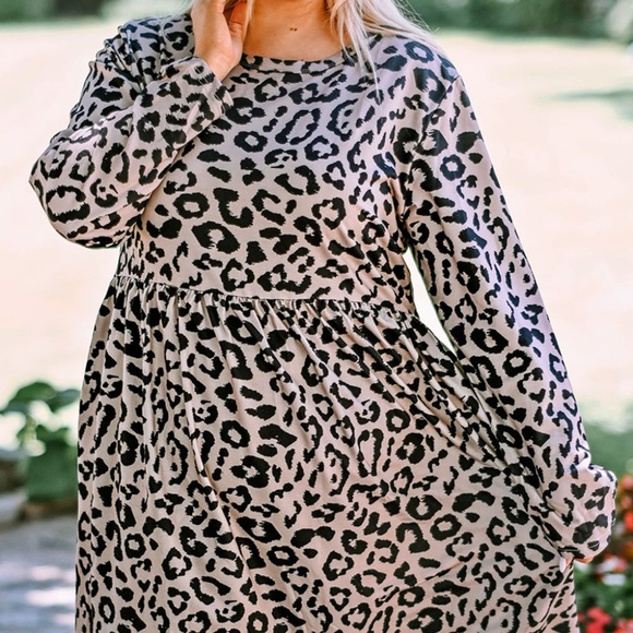 Leopard Print Midi - Picture 1 of 2